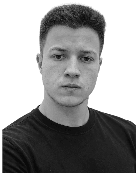 Retrato em preto e branco de Paulo César